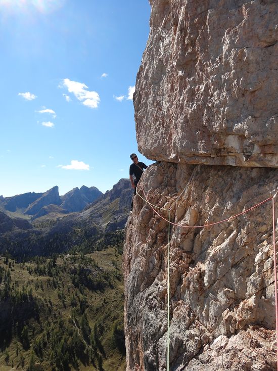 Grande voie dans les Dolomites